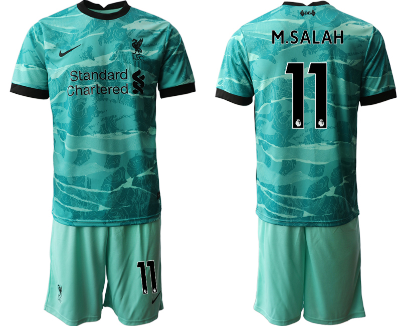Men 2020-2021 club Liverpool away #11 green Soccer Jerseys